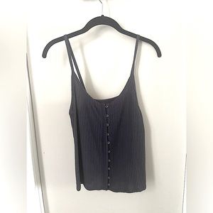 NWT AE Ribbed Button Down Tank